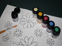 Kreativ mit Farben